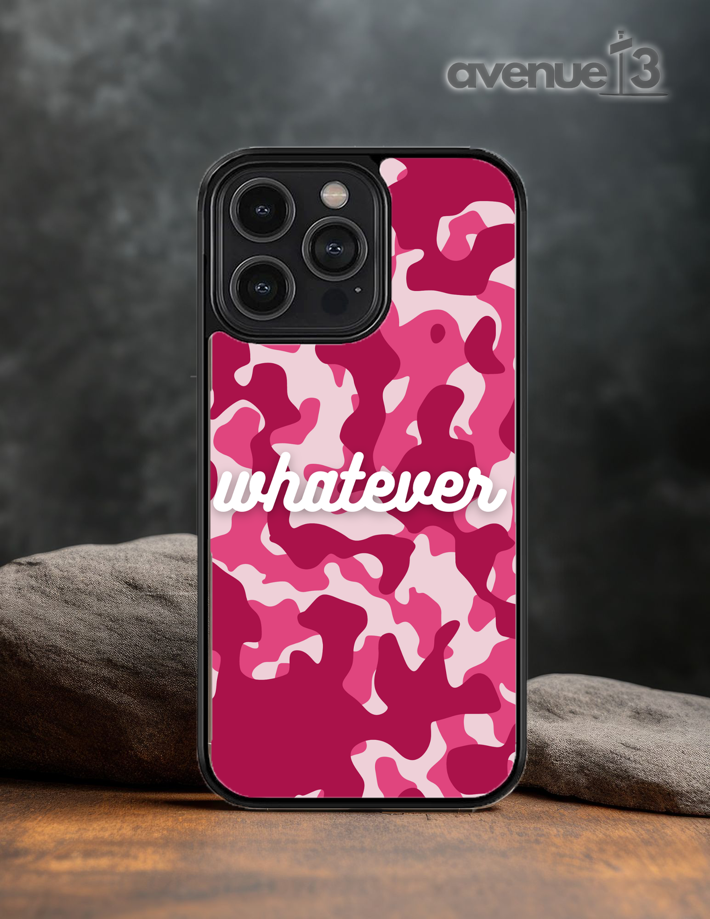 'Whatever' Pink Camo